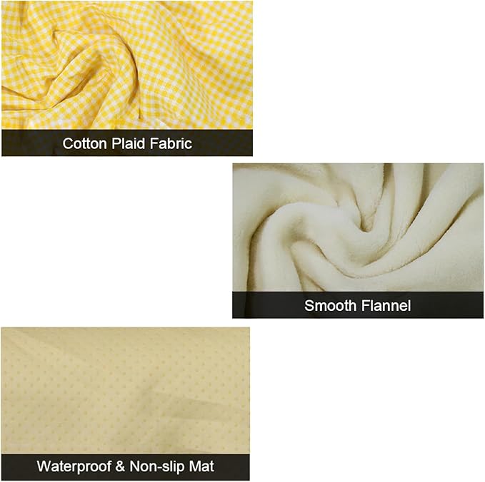 Dog Bed with Blanket Cat Pillow Cozy Puppy Sleeping Bed Washable Pet Supplies for Medium Puppy Kitten