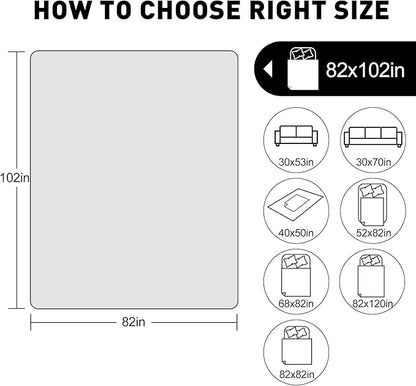 SYSLOON Waterproof Dog Bed Cover Sofa,Car,82"x102",Light Grey