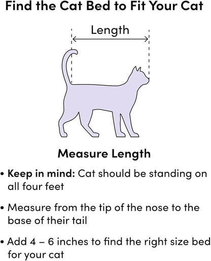 Small Cat Beds for Indoor Cats 16 inches, 5lbs)