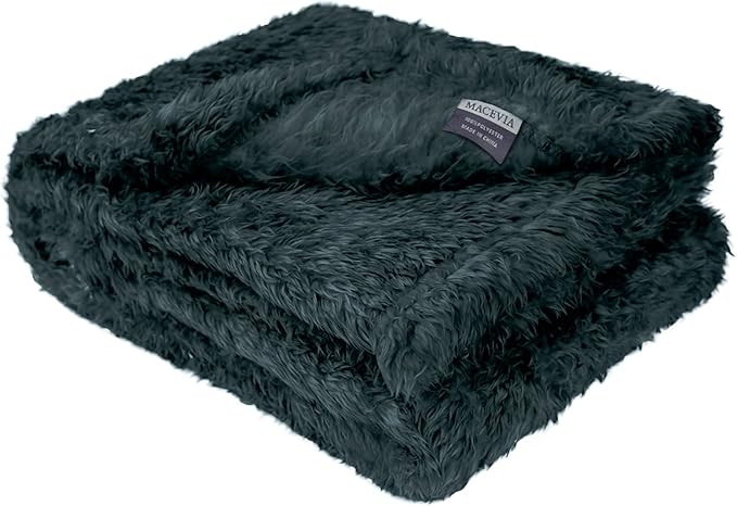 MACEVIA Fluffy Fleece Dog Blankets (24x29 Inch,