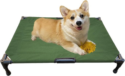Love&go Elevated Dog Bed with Metal Frame Medium-29.9x19.5x5.5 inch)