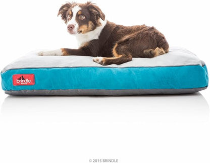 BRINDLE Teal Shredded Memory Foam Pet Bed