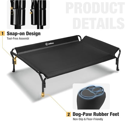 Veehoo Cooling Raised Dog Bed