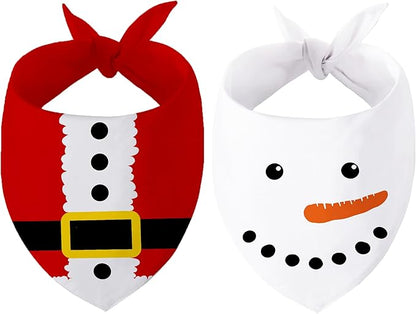 Christmas Dog Bandanas 2 Pack