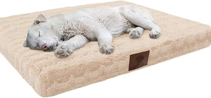 American Kennel Club Orthopedic Crate Mat 23 by 36-Inch, Tan