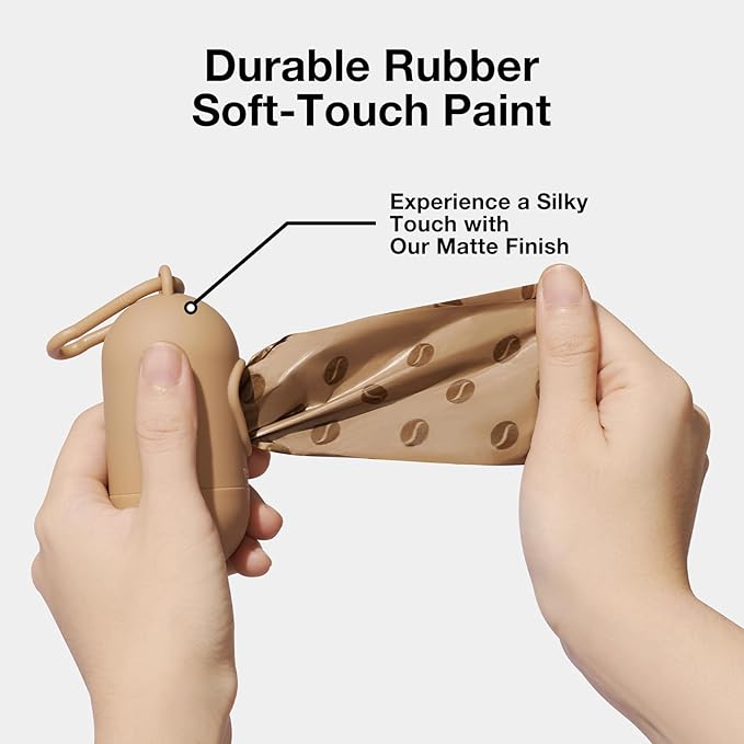 VETRESKA Dog Waste Bag Dispenser with Coffee Scent 1 Bag 105 Bags (7 Refill