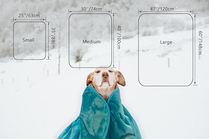 Bucephalus Waterproof Dog Blanket (Gray,30"×40")