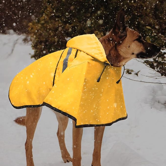 Candofly Dog Raincoat Hooded Poncho