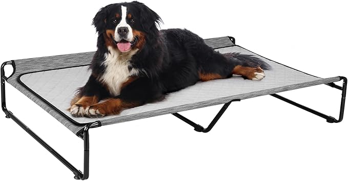 Veehoo Elevated Dog Bed with Washable Dog Pee Pads 100% Waterproof CWC2201CCP