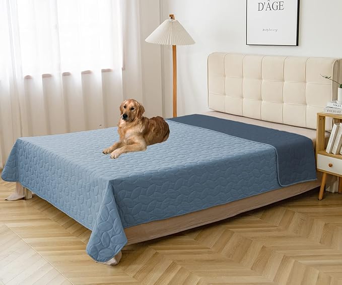 Ameritex Dog Bed Blanket Waterproof Reversible Dog Bed Cover Sofa Cover Pet Blanket for Furniture Bed Couch Sofa