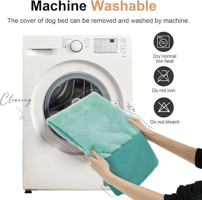 Large Dog Bed Orthopedic Washable: Beds Bolster XXL Bed Big XLarge Dogs Egg Crate Foam Sofa Couch Waterproof Removable Cover