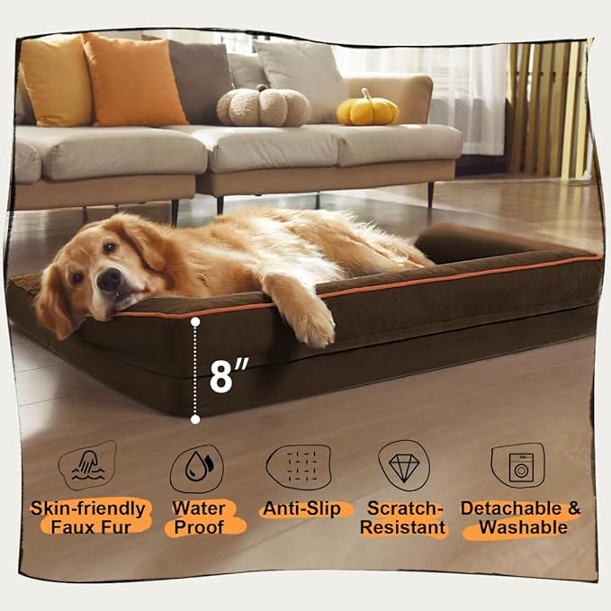 Large Dog Bed Orthopedic Washable