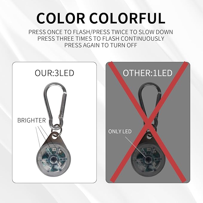 Dog Collar Lights Night,3 Types