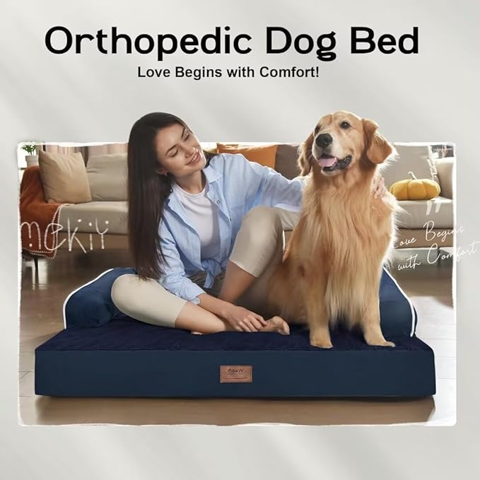 Orthopedic Large Dog Bed Washable: Orthopedic Dog beds for Large XXXLarge Size Dogs