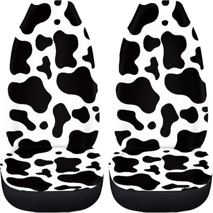 Cow Printed Car Seat Cover for Women Men