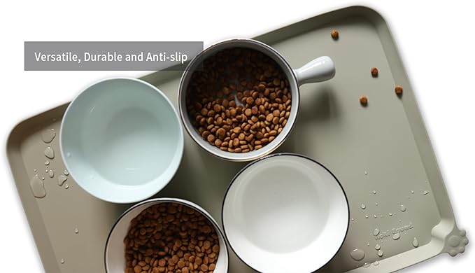 Hoki Found L Silicone Pet Food Mats Tray