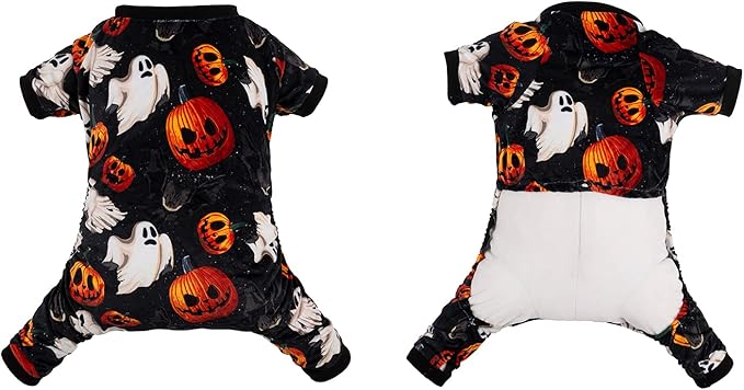 CuteBone Halloween Dog Pajamas Coco Skulls Cat Apparel Dog Jumpsuit Pet Clothes Puppy Pjs P166L