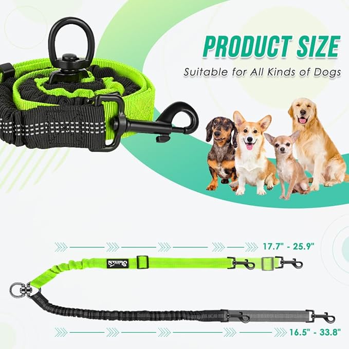 Two Dog Lead 2 in 1 Upgraded