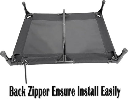 Love&go Elevated Dog Bed with Metal Frame 34.5x25.5x5.5 inch,
