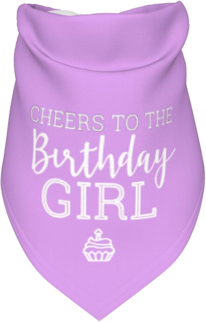 Birthday Girl Dog Bandana