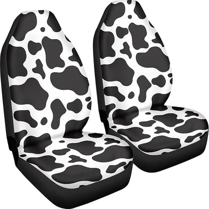 Cow Printed Car Seat Cover for Women Men