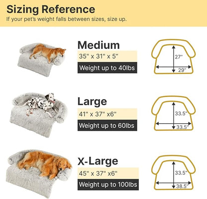 Codi Dog Bed for Couch 45x37x6 inches