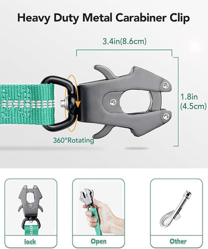 Joytale Tactical Dog Leash Heavy Duty 4-6FT Shock 2 Padded