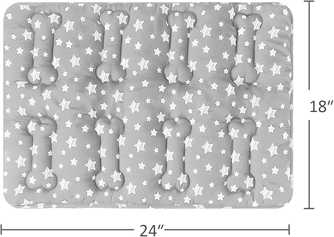 Dog Crate Mat (24" X 18") 2 Pack