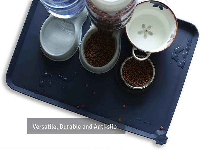 Hoki Found X-Large Silicone Pet Food Mats Tray