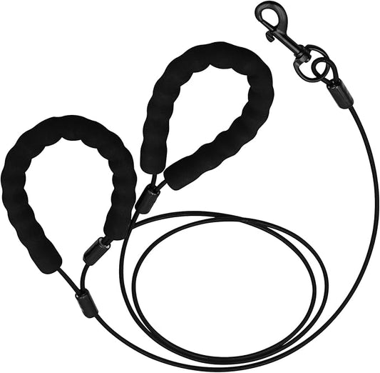 6 Feet Heavy Duty Dog Leash Super Strong Special Stainless Steel Alloy Metal Wire