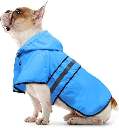 Candofly Sky Blue Waterproof Raincoat