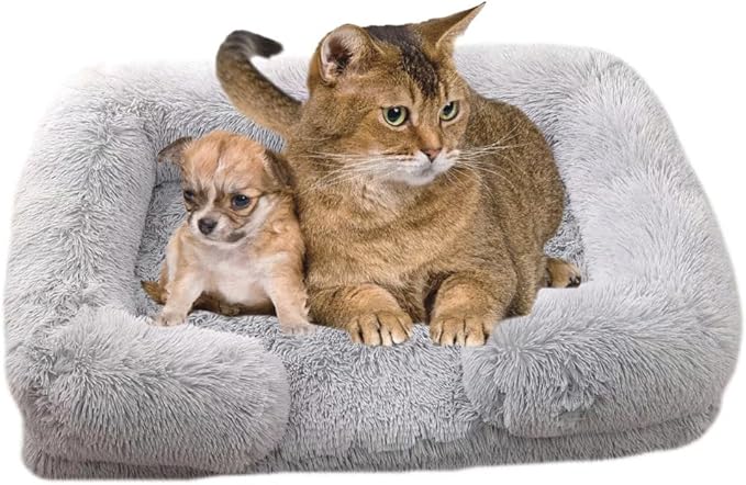 Washable Calming Cat Beds for Indoor Cats 25 Pounds