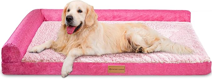 Patas Lague Orthopedic XXL Dog Bed for Extra Large Dogs 48''X30''