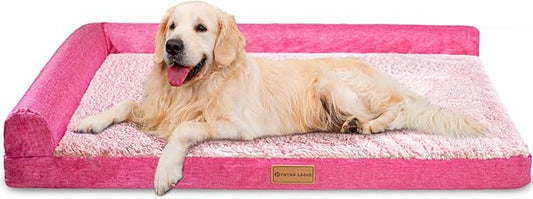 Patas Lague Orthopedic XXL Dog Bed for Extra Large Dogs 48''X30''