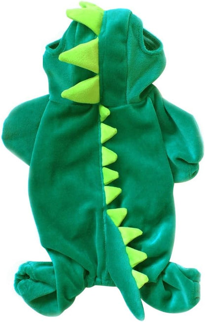 NACOCO Dog Dinosaur Design Costume Green Pet Clothes for Medium & Large Dog (Green, XL)