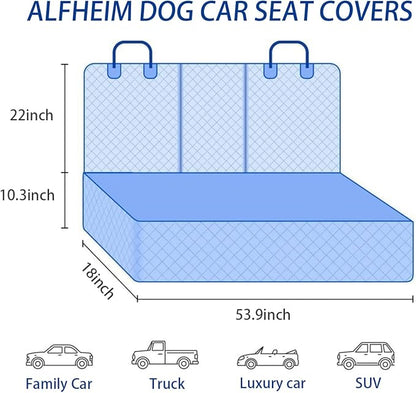 BESULEN Dog Car Seat Cover for Back Seat