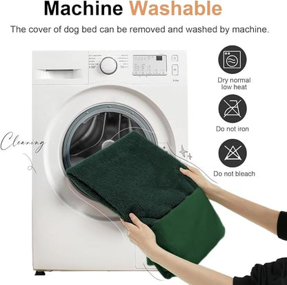 Large Dog Bed Orthopedic Washable: Beds Bolster XXL Bed Big XLarge Dogs Egg Crate Foam Sofa Couch Waterproof Removable Cover