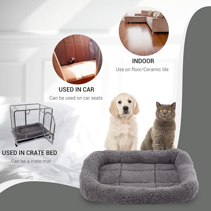 PETLESO Cat Bed Plush Cats Cushion 22" x 16"