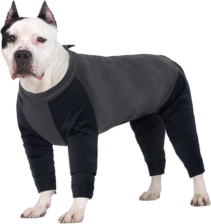 IECOii Dog Pjs Large Breed Zipper,4 Legs