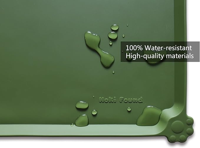 Hoki Found Large Silicone Pet Food Mats Tray