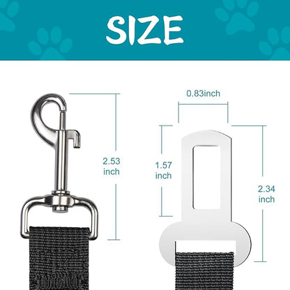 2 PCS Dog Seat Belt for Car Frskcssd