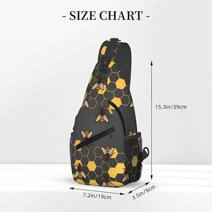 Stylish Sling Bag for Women Men Casual Backpack Crossbody Chest Shoulder Bag Gym Sports Travel Hiking Daypack