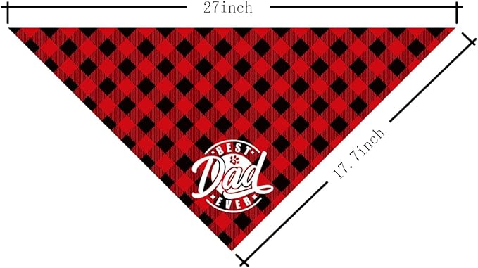 Best Dad Ever Dog Bandana (C1)