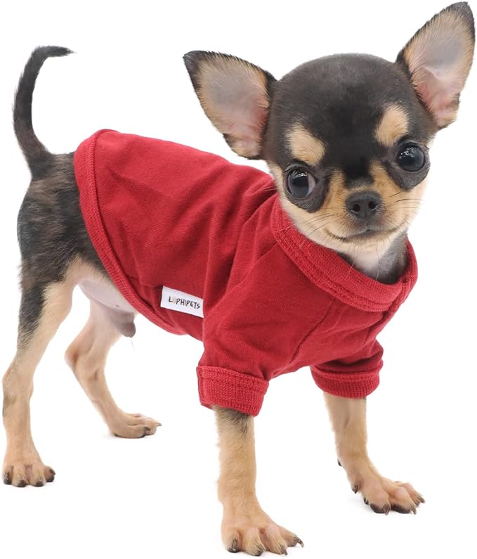 LOPHIPETS 100% Cotton Dog Tee Shirt for Small