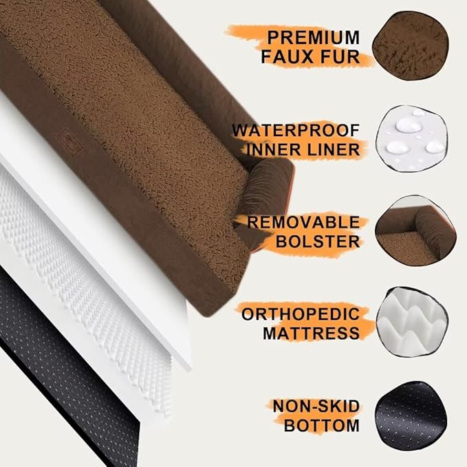 Large Dog Bed Orthopedic Washable