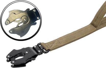 ICEFANG Tactical Dog Leash K9 Training 2 Control (4ft,Reflective Brown)