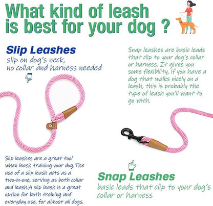 lynxking Dog Leash Slip Lead 5 6 8