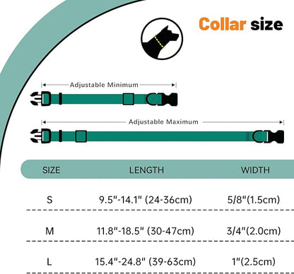 Waterproof Dog Collar 11.8-18.5 inch)
