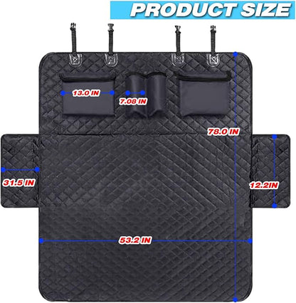 KEYOOG Universal Large SUV Pet Trunk Protection Pad Dog Seat Cover