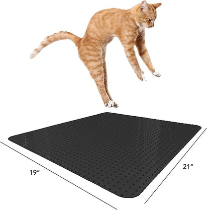 RESILIA Furniture Protector Pet Deterrent Tiles 21 Inches 19 Inches, 8 Pack